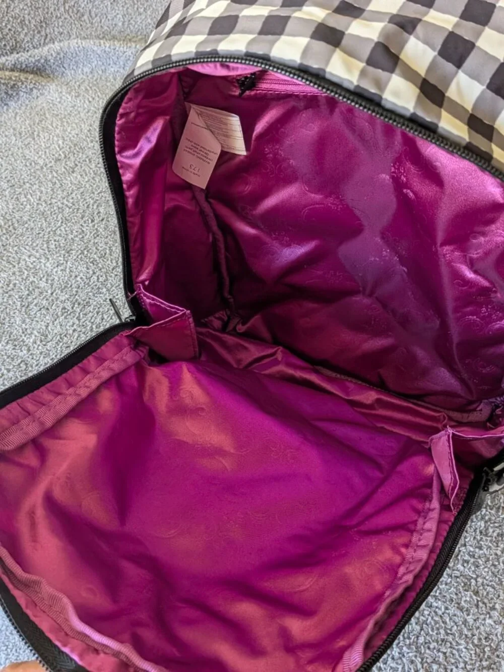 Jujube mini backpack gingham